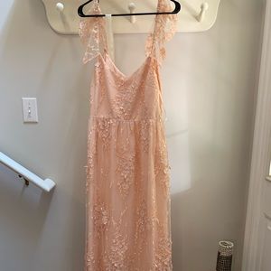 Fairy Peach Sparkle Dress
